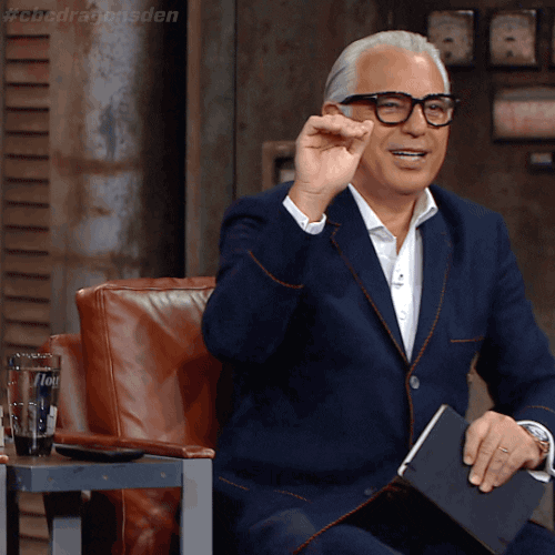dragons' den wave GIF by CBC