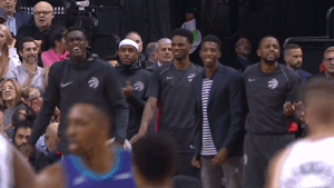 tor player bench GIF by NBA