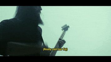 too close to touch hair flip GIF by Epitaph Records