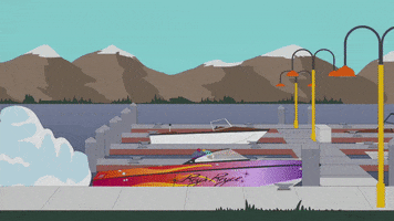 boat lake GIF by South Park