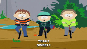 happy older kids talking GIF by South Park 