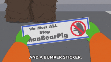 bear sign GIF by South Park 
