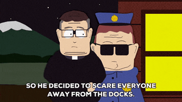 officer barbrady explaining GIF by South Park 