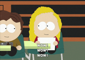 shocked bebe stevens GIF by South Park 
