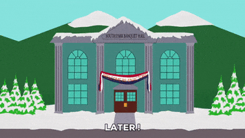 snow morning GIF by South Park 