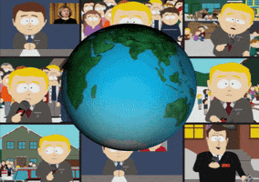 news earth GIF by South Park 