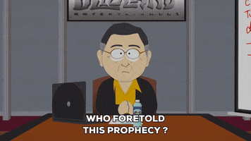 prophecy talking GIF by South Park 