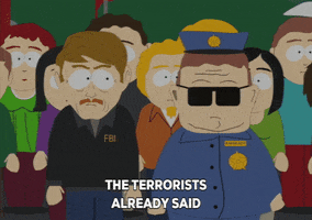 officer barbrady GIF by South Park 