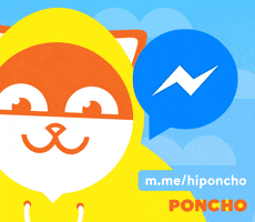 facebook messenger GIF by Poncho