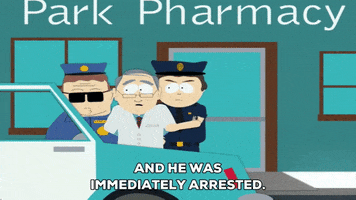 Pharmacy Arrest GIF by South Park