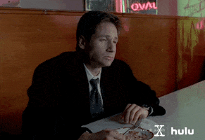 the x files eating GIF by HULU