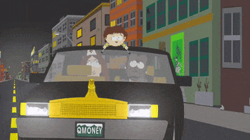 scared riding GIF by South Park 