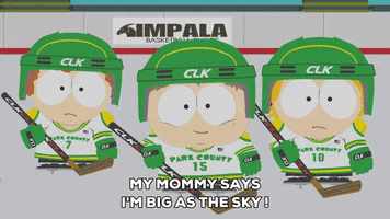 happy hockey GIF by South Park 