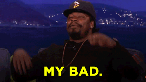 Marshawn Lynch My Bad GIF by Team Coco - Find & Share on GIPHY