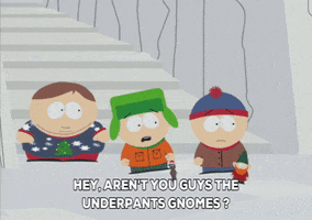 eric cartman underwear gnome GIF by South Park 