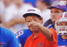 Steve spurrier pointing GIF by Florida Gators