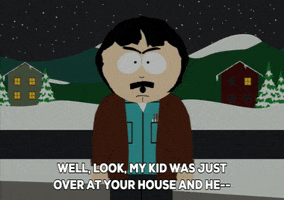 angry snow GIF by South Park 
