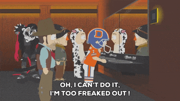 nervous costume GIF by South Park 