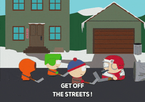 eric cartman hockey GIF by South Park 