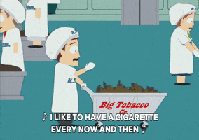happy cigarette GIF by South Park 