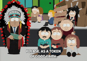 walking giving GIF by South Park 