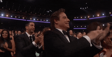 John Travolta Smile GIF by Emmys