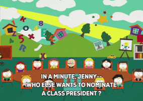 election jenny GIF by South Park 
