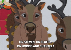 kyle broflovski reindeer GIF by South Park 