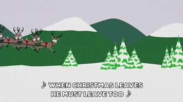 Santa Running GIF by South Park