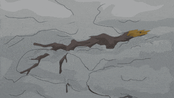 eric cartman snow GIF by South Park 