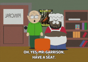 mr garrison chef GIF by South Park 