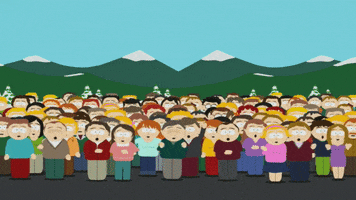 cheering applauding GIF by South Park 