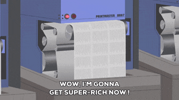 text newspaper GIF by South Park 