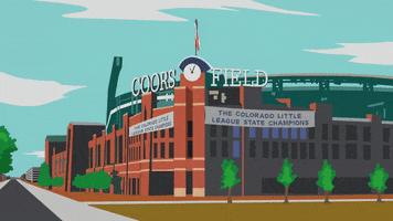 coors field baseball GIF by South Park 