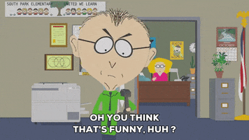 angry mr. mackey GIF by South Park 