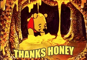 chuber channel thank you thanks honey winnie the pooh GIF