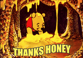 Winnie The Pooh Thank You GIF by chuber channel