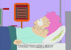 bed hospital GIF by South Park 