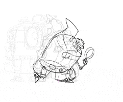 lab-zero-games mobile intro 2d animation skullgirls GIF