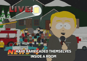 news cop GIF by South Park 