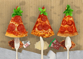 Christmas Pizza GIF by Anthony Antonellis