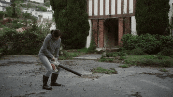 leaf blower GIF by What We Do In The Shadows