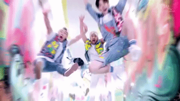 k-pop explosion GIF