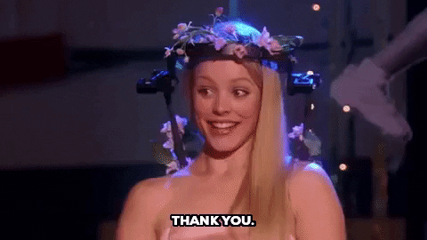 Mean Girls Thank You GIF by filmeditor - Find & Share on GIPHY