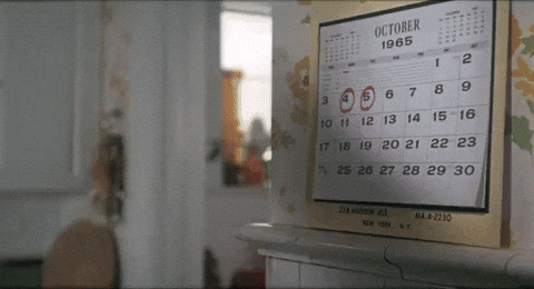 regarder le calendrier