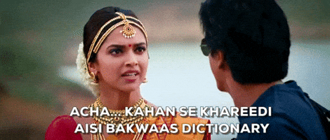 Acha Kahan Se Khareedi Aisi Bakwaas Dictionary GIFs - Get the best GIF on GIPHY