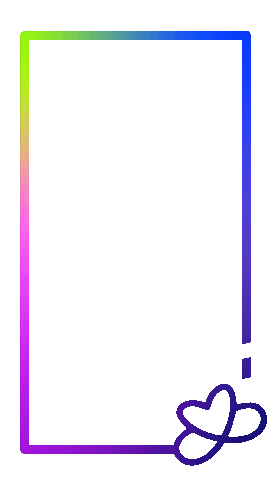 Rainbow Border Sticker by Unitea Music