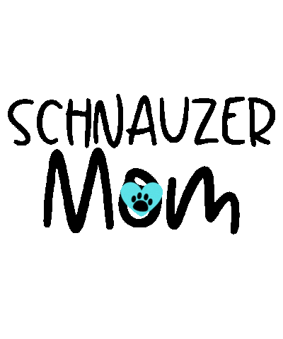 Dog Schnauzer Sticker by Come Wag Along
