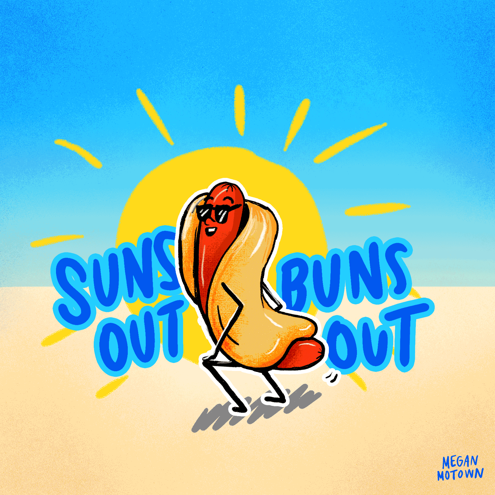 Hot Dog Summer GIF by megan motown Find & Share on GIPHY