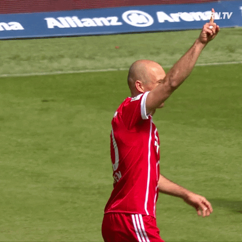happy hands up GIF by FC Bayern Munich